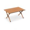 Traveling Folding Camping Table W/Carry Bag - Natural - M