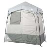 2-Room Instant Shower/Utility Shelter - Gray