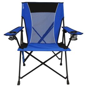 Maldives Blue Dual Lock Portable Camping Chair for Outdoor - Blue