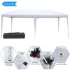 20''x10''(3 x 6m)  Home Use Outdoor Camping Waterproof Folding Tent with Carry Bag White XH - 20''x10''