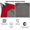 Portable Folding Hammock with Hammock Stand - Red