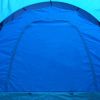 Camping Tent Fabric 9 Persons Dark Blue and Blue - Blue