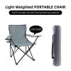 Outdoor Portable Folding Camping Chair - Gray - Camping Chairs