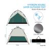 Camping dome tent is suitable for 2/3/4/5 people, waterproof, spacious, portable backpack tent, suitable for outdoor camping/hiking - as Pic