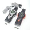 1pc 7 In 1 Safety Whistle; Magnifier; Flashlight & Compass For Emergency Survival Hiking - Grey