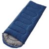 Camping Sleeping Bags for Adults Teens Moisture-Proof Hiking Sleep Bag with Carry Bag for Spring Autumn Winter Seasons - Navy Blue