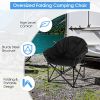 Multiple Applicable Places Portable Outdoor Camping Chair - Black - Camping Chair