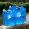 5L Water Bag Folding Portable Sports Storage Container Jug Bottle For Outdoor Travel Camping with Handle Folding Water Bag - Blue-540114