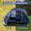 Outdoor Hiking Portable Easy Camping Tent for 3 -5 Person - Gray & Blue - Camping Tent