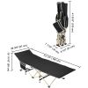 Portable Cot Black - US