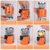 2000W 2 In 1 Camping Stove Tent Heater Outdoor Gas Stove Portable Backpacking Stove - Orange