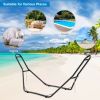 Indoor and Outdoor Hammock Frame Heavy Steel Frame Hanging Hooks - Black