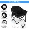 Multiple Applicable Places Portable Outdoor Camping Chair - Black - Camping Chair