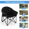 Multiple Applicable Places Portable Outdoor Camping Chair - Black - Camping Chair