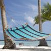 Outdoor Hammock with Detachable Pillow - Blue